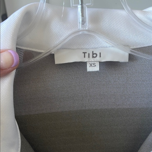 Tibi Rugby Buttoned Mini Dress with Polo Collar and Low back cutout - Picture 4 of 4